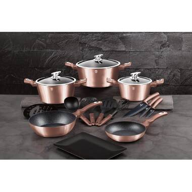 Berlinger Haus 17 - Piece Non-Stick Aluminum Cookware Set & Reviews