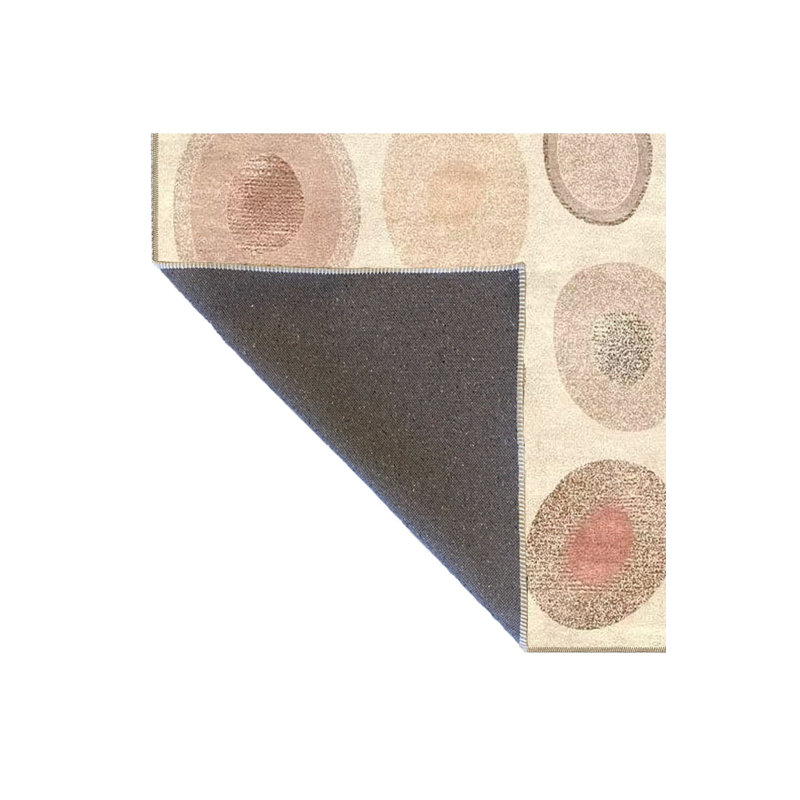 Yellow Pebble Pastel Pattern Decorative Rug, Runner 3'3" x 6'7" Rug Pad Included