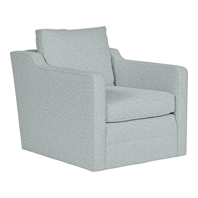 Fauteuil pivotant 31,5 po Stanton American Bungalow, 100% polyester Ian Haze