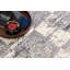 Tapis d'intérieur / à carreaux blanc / gris 4 pi x 6 pi (3 pi 9 po x 5 pi 6 po) Branch Prana-123143467