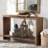 Dannilynn Bali & Pari Liza Bohemian Natural Seagrass Console Table