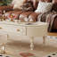 Table basse en bois massif avec capacité de rangement forte