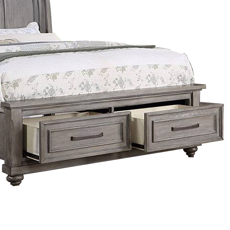 Carneshia Sleigh Storage Bed, Queen