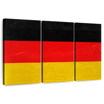 Wood Germany Flag