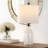 Lampe de table transparente 23 po Odette