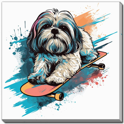 Art mural sur toile Shaggy Skate