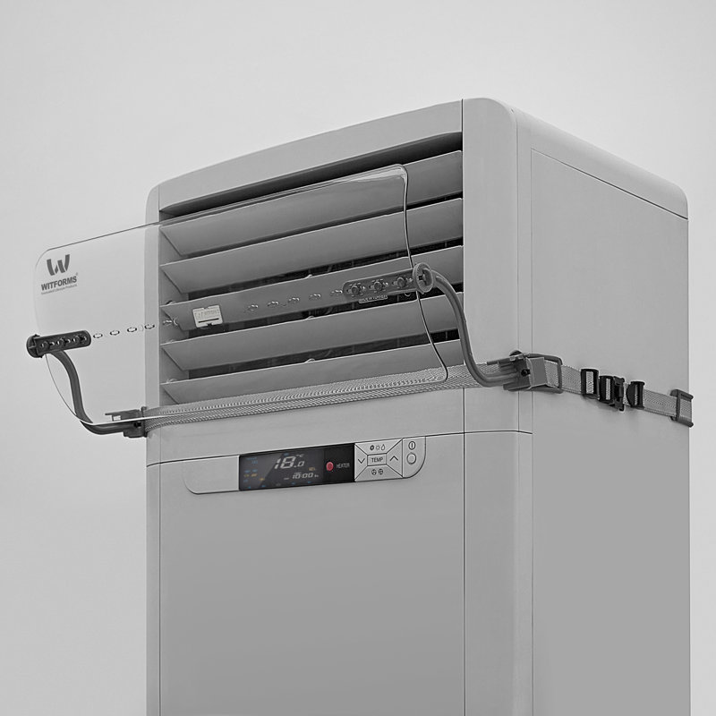 Witforms / Support - Déflecteur d'air AC réglable adapté aux climatiseurs d'appoint