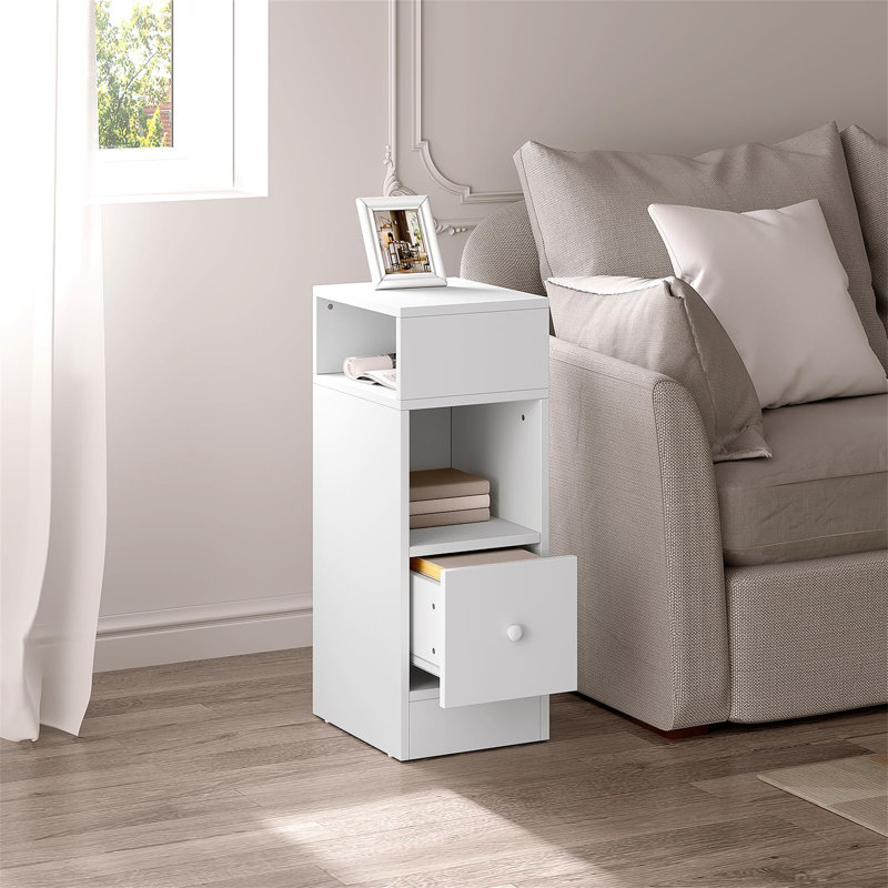 Alok 30cm W Manufactured Wood Bedside Table