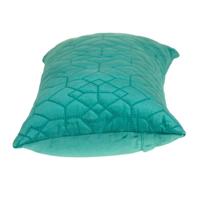 Reversible Throw Pillow, Aqua