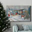Toile tendue avec châssis de qualité supérieure Santa's Hideaway-1940849702