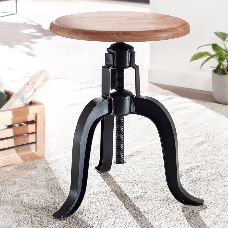 Aadrika Solid Wood Accent Stool