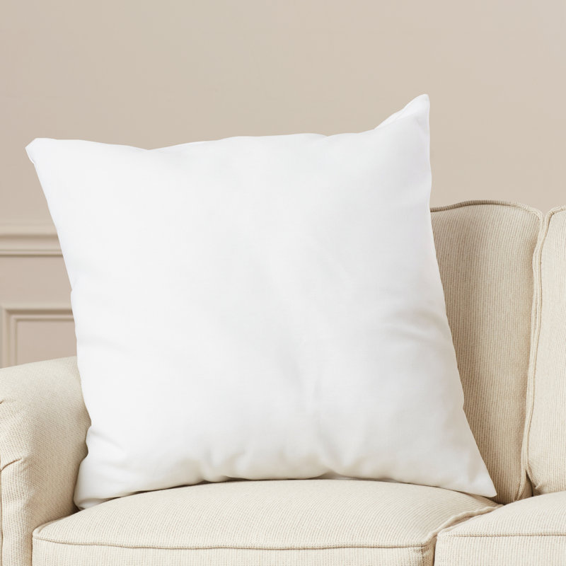 Bourrure de coussin de forme carré, H 26 po x l 26 po, Ivoire