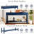 Entryway Table, Console Table with 3 Storage Drawers
