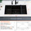 Évier de cuisine 32 "Ture Black