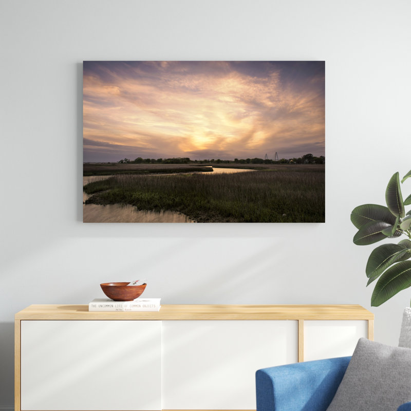 Low Country Sunset I, H 32 po x l 48 po x P 1,25 po