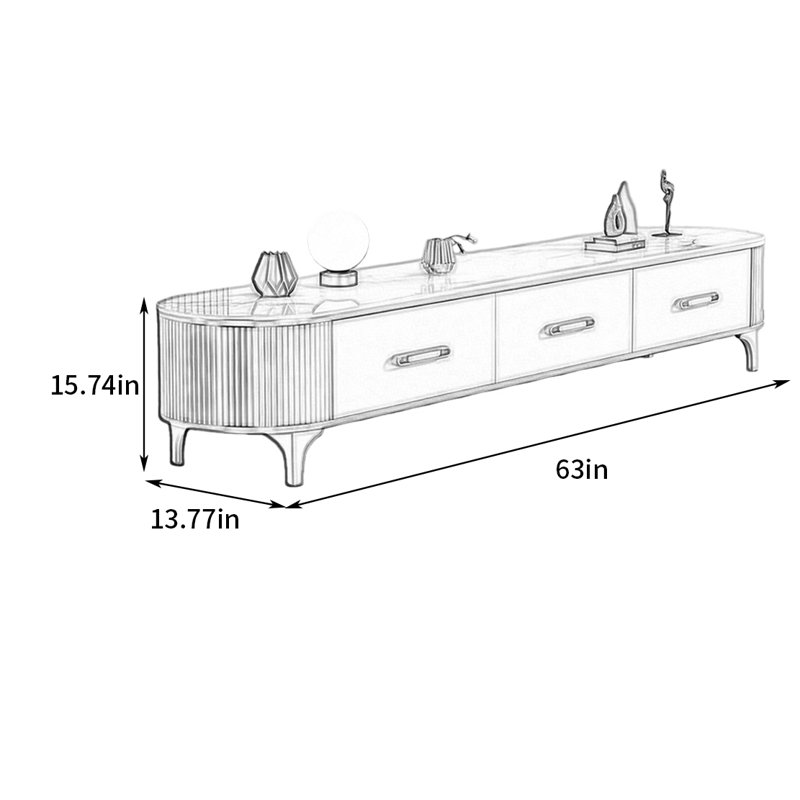 Barden, 15.74"H x 63"L x 13.77"W