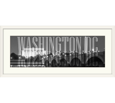 « washington dc, transparent mirror overlay », impression