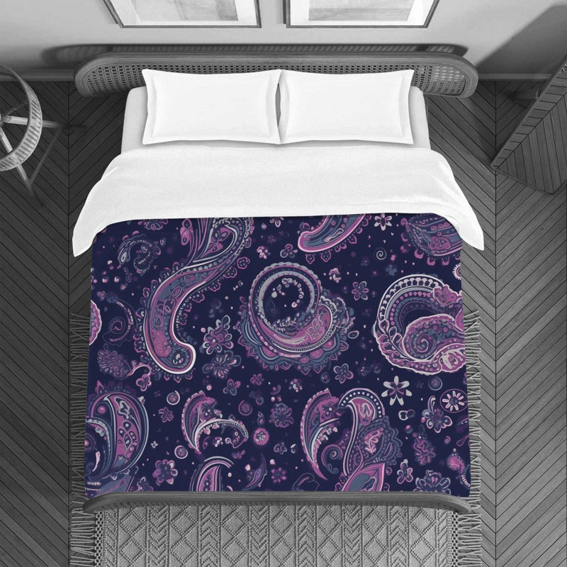 Paisley Bedding, Twin Duvet Cover