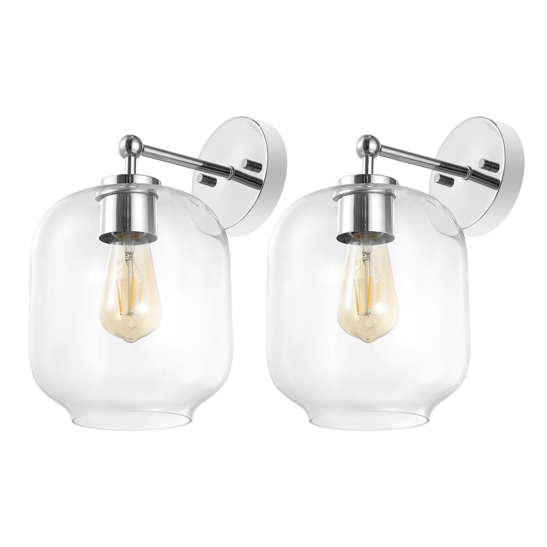 Meinolf Armed Sconce (Set of 2) Breakwater Bay 