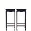 Pair of Elm Wood Side Tables