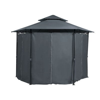 Wilamette 3m x 3m Steel Patio Gazebo