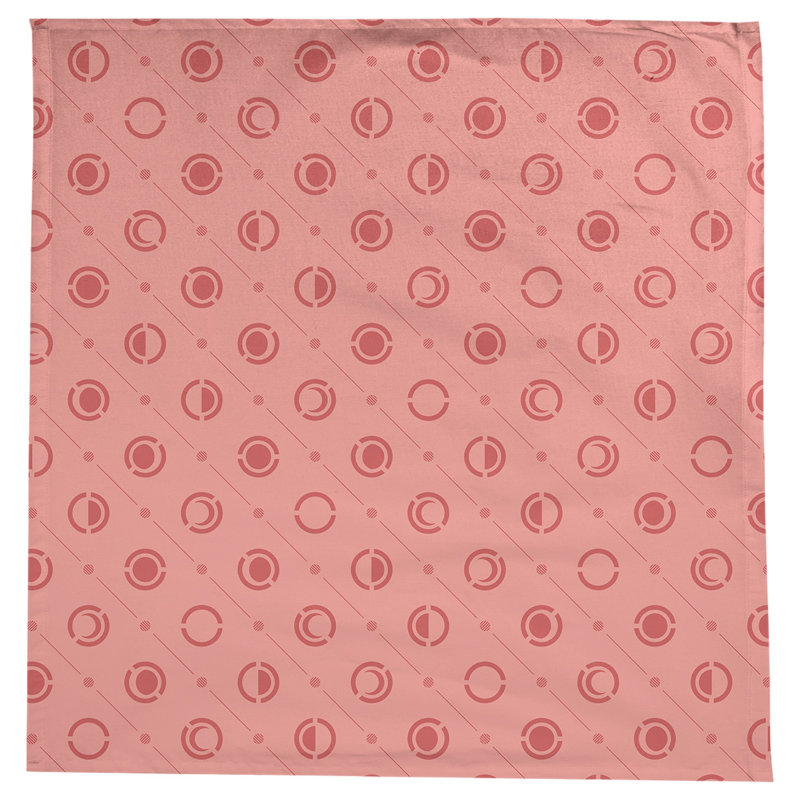 Nappe des phases de lune classiques, Rouge / pêche