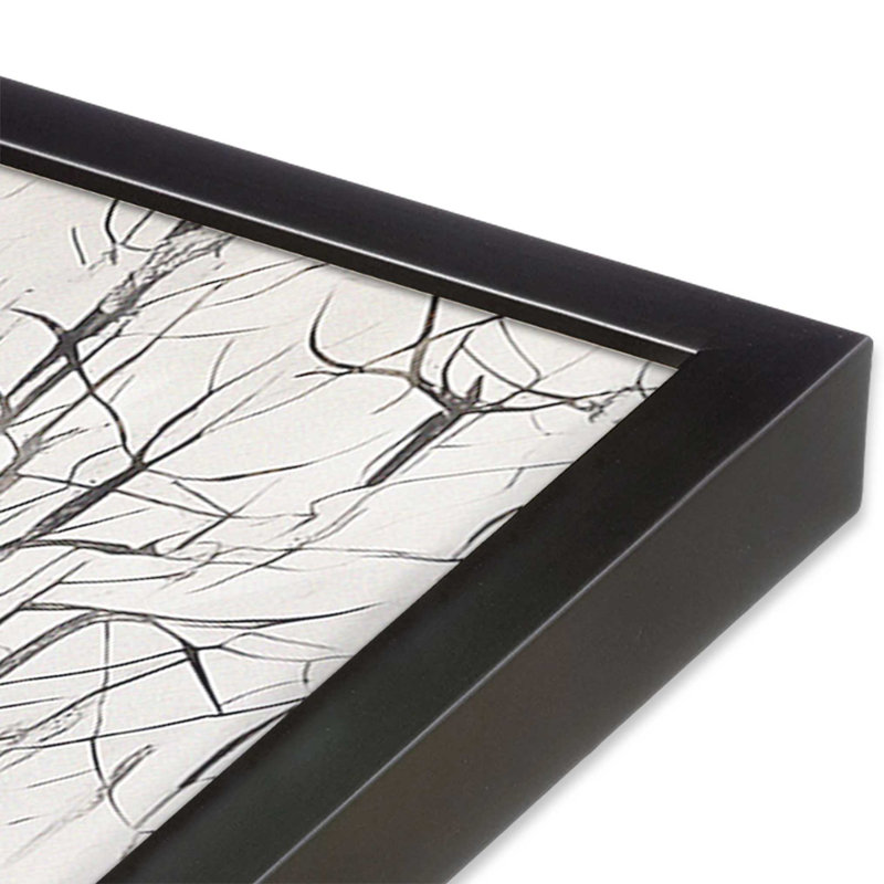 Winter's Lace II, Cadre photo simple en zinc vieilli, H 21,25 po x l 17,25 po