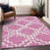 Premium Machine Washable Prisco Blush Rug