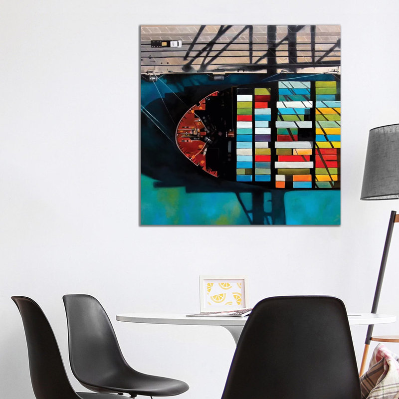 Miami by Antony Squizzato - Wrapped Canvas Print, 93.98 cm H x 93.98 cm W