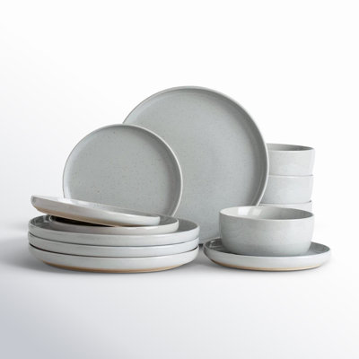 Daytona Stoneware Dinnerware - Set of 12