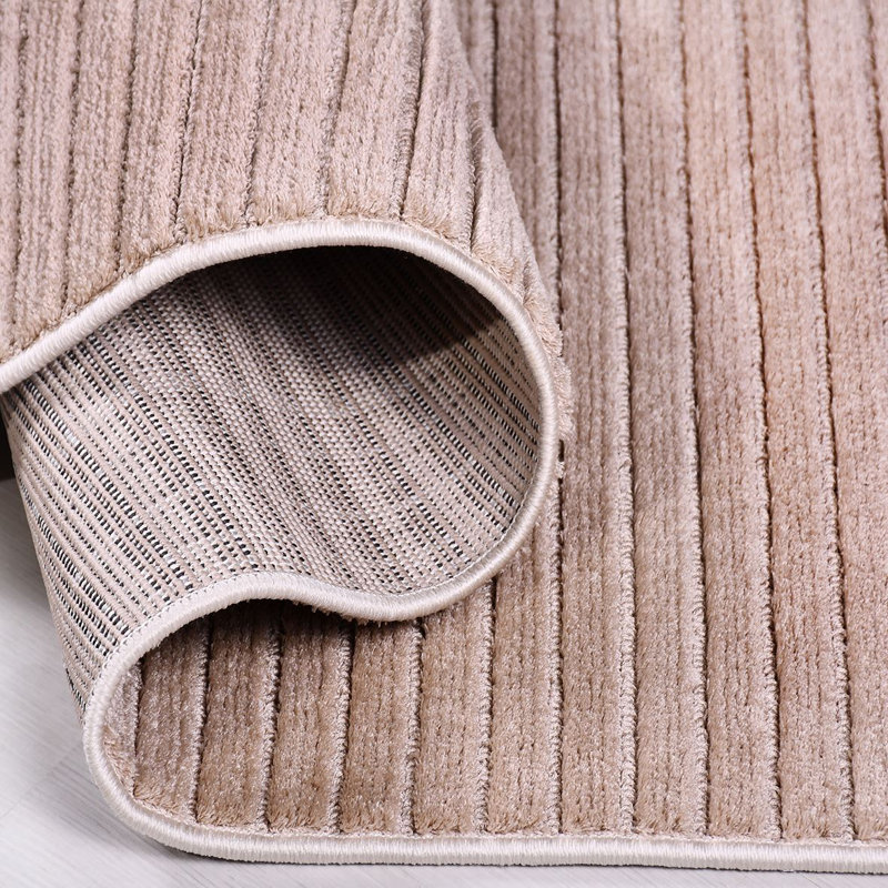 Tapis antidérapant lavable à la machine Modern, Tapis de couloir 3 pi 4 po x 13 pi 2 po