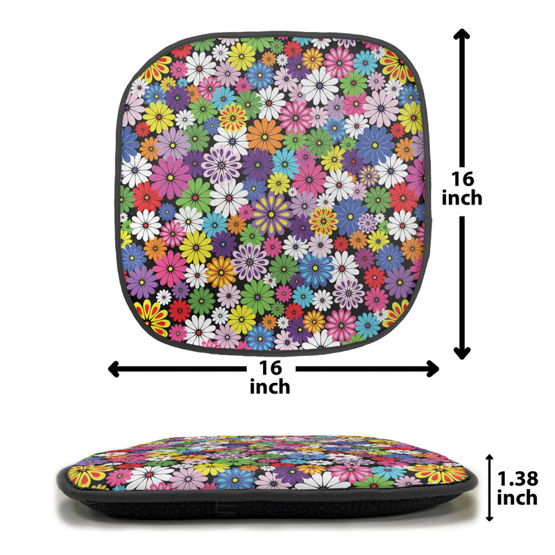 Outdoor 1.38'' Dining Chair Seat Cushion