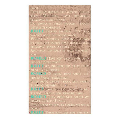 Rouleau de papier peint L 32,8 pi x l 19 po Emanni Shakespeare's Lovers