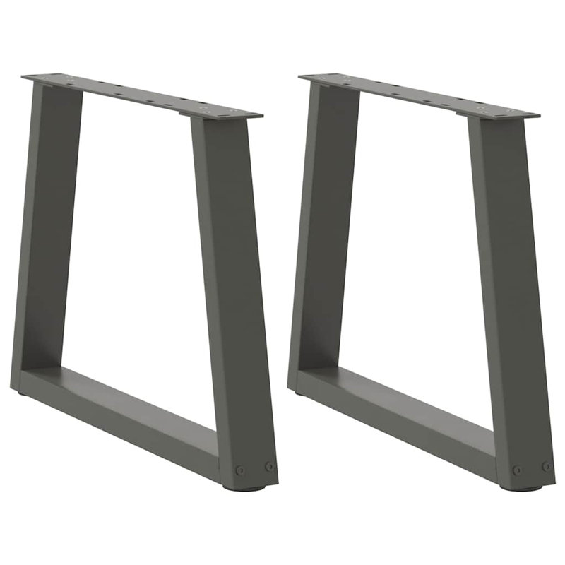 Dantae Table Leg, Anthracite, 43.3cm H x 70cm W x 6cm D