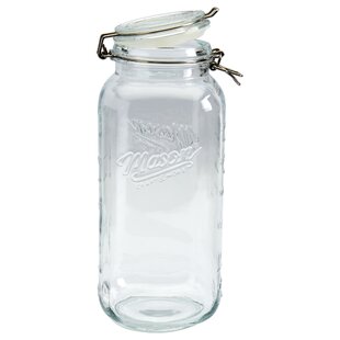 Off White Extra Large Mason Jar - Hand Painted and Distressed - Wide Mouth  Half Gallon 64 oz.