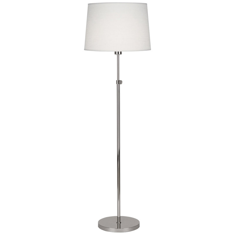 Lampe sur pied 49,25 po Koleman Club, Nickel poli