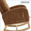 Chaise berçante d'appoint avec repose-pieds-312092130