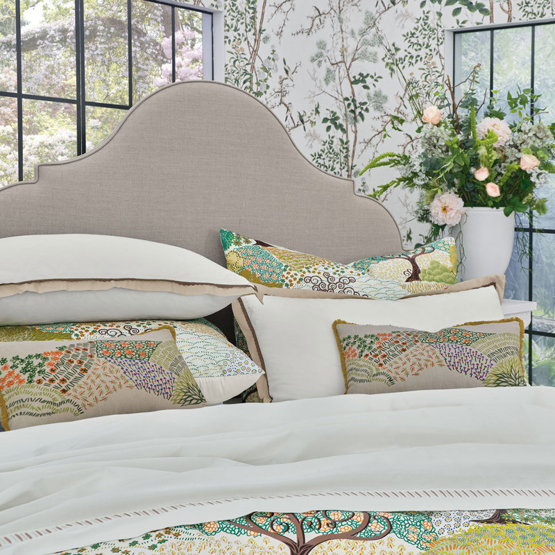 Ida Embroidered Flat Sheet, Twin Flat Sheet