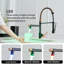 Robinet de cuisine rétractable à poignée simple