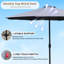 294cm Lighted Market Parasol-1278714094