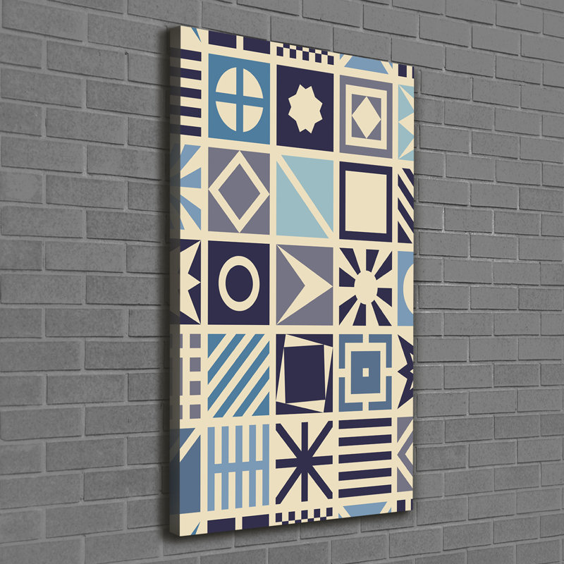 Geometric Background - Wrapped Canvas Print