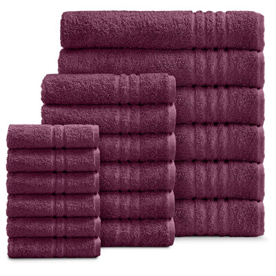 Ensemble de serviettes en coton Ella Jayne (3 ensembles de 6)