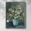 «English Garden Bouquet», reproduction encadrée - bois massif 50014-1909334402