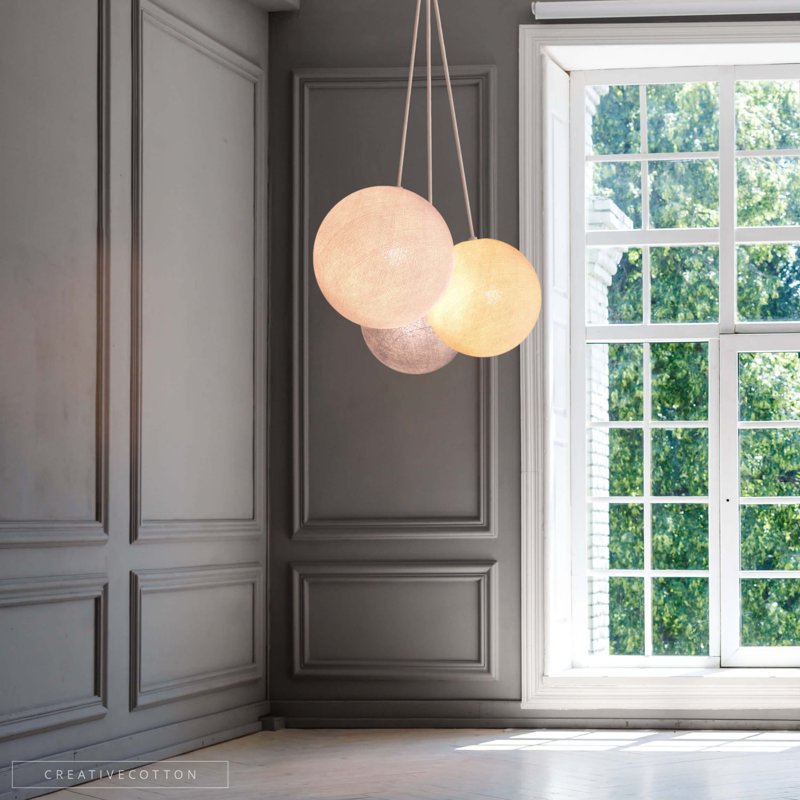 Creativecotton 3-Light Shade Pendant Light