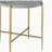 Grey champagne round side table