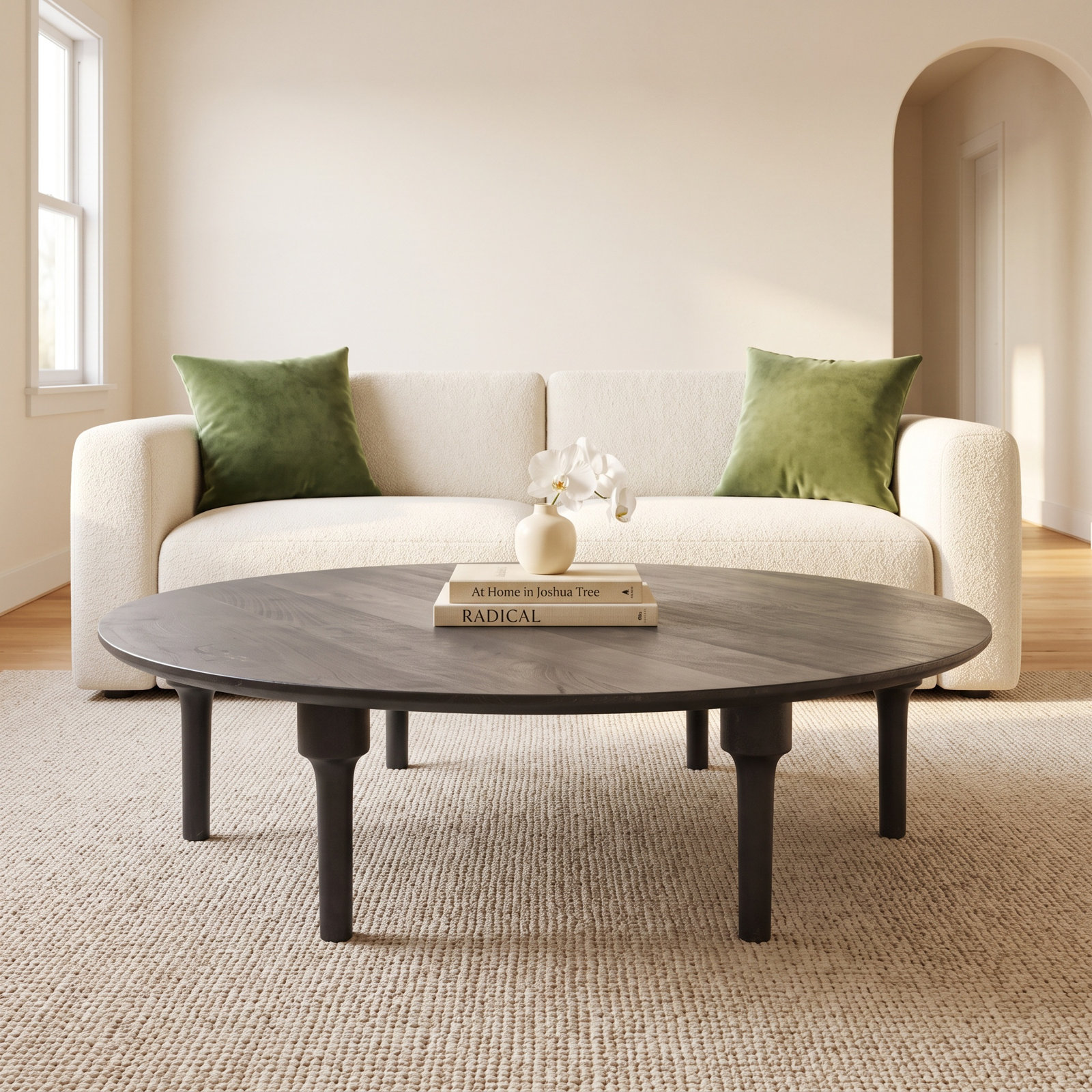 50" Round Mango Coffee Table