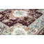 Hand-Knotted High-Quality Wine and Blue Area Rug