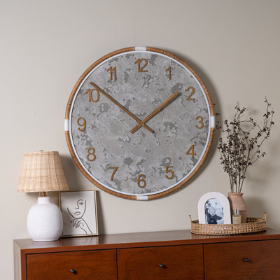 Très grande horloge murale 31 po Sundale