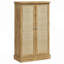 Armoire de rangement pour garde-manger de 41 po, armoire de cuisine autoportante avec 12 tablettes de porte, portes doubles, étagère à 5 niveaux et tablettes réglables