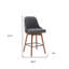 Tabouret de bar rembourré avec accoudoirs avec repose-pieds Orfield-608499074-606087232-605530029